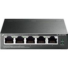 River TL-SG105PE, 5-Port Gigabit Easy Smart Switch With 4-Port Poe+