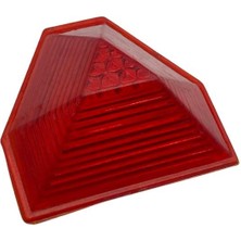 Takoz Lamba Camı Piramit (Kırmızı)