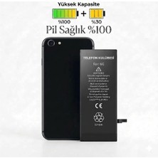 Telefon Kulübesi iphone 6 Uyumlu Batarya Pil Güçlendirilmiş + Tamir Seti