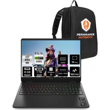 Hp Omen Slim 16 Intel Core Ultra 9 285H 8gb 1tb SSD RTX5060/8GB 16" Fhd+ 165Hz W11H Taşınabilir Bilgisayar & Per4 Çanta BQ3Z2EAPN363