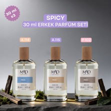 Mad Parfüm Mad Spicy Selective Erkek Parfüm Seti – 30 ml Üçlü Set