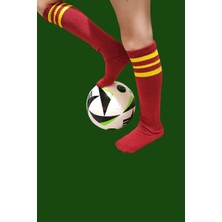 Allians Unisex 3 Çift Çocuk Futbol Çorabı Uzun Tozluk Halı Saha Çorabı