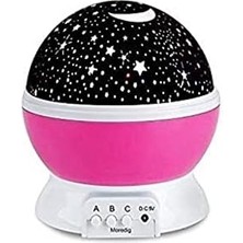 River Dönen Star Renkli Yıldızlı Gökyüzü Projeksiyon Gece Lambası