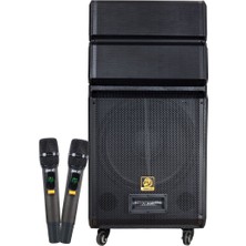 Shile SL-1612B El Mikrofonlu Taşınabilir Şarjlı Seyyar Anfi