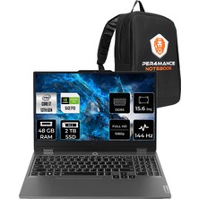 Lenovo Loq Intel Core I7 13650HX 48GB 2tb SSD RTX5070/8GB 115W 15.6" Fhd 144Hz Fdos Taşınabilir Bilgisayar & Per4 Çanta 83JE00D0TRP329