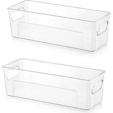 River 1 Adet Şefaf Akrilik Buzdolabı ve Mutfaklar Için, Içeçek ve Gıda Düzenleyici Organizer