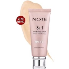 River 3 In 1 Healthy Skin Light Tinted Moisturizer 50 Spf Renk Ton Eşitleyici Aydınlatıcı Krem, 00 Açık Ton