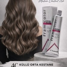 Framesi Framcolor Futura Saç Boyası 50 ml 4c Küllü Orta Kestane