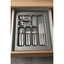 Meka Çekmece Içi Kaşıklık Koyu Gri Kesilebilir 42X49