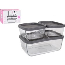 River Cube 3'lü Saklama Kabı