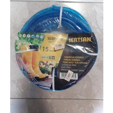 Sertsan Silikonlu Bahçe Hortumu 15 Metre (Mavi)