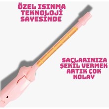River Splitcare Pro Afro Dalga 9 mm Kıvırcık Saç Maşası, 20 cm Ultra Uzun Başlık, Ince Bukle Saç Maşası