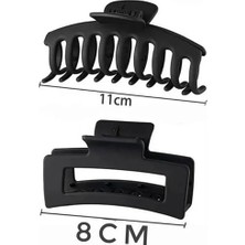 River Kadın Ikili Model Kahverengi 8'lı Mandal Toka Set, Kadın Çocuk Mandal Toka, Toka Organizer, Toka, Kız Çocuk Toka, Kadife Toka