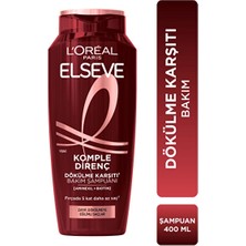 3 Adet Elseve Komple Direnç Dökülme Karşıtı Şampuan 400 ml