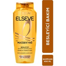 3 Adet Elseve Mucizevi Yağ Besleyici Bakım Şampuanı 400 ml