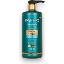3 Adet Restorex 900 ml Keratin-Argan Şampuan