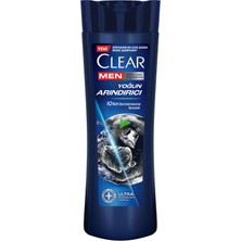 Clear Men Kepeğe Karşı Etkili Şampuan Yoğun Arındırıcı Kömür Ile 350 ml 5 Adet