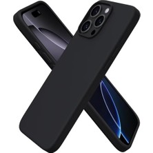 River 16 Pro Max Uyumlu Içi Kadife Lansman Silicone Kılıf Şok Emici Full Kasa Koruma Sağlayan Kılıf (IPHONE_16_PRO_MAX)