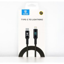 River 30W Usb‑c → Lightning Dijital Göstergeli Şarj & Data Kablosu, 1m