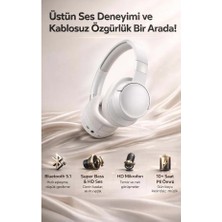 FaroxTech Kablosuz Kulak Üstü Bluetooth Kulaklık 5.1 - Yüksek Ses Kalitesi Super Bass 12 Saat Kullanım