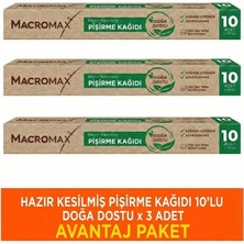 Macromax Doğa Dostu Pişirme Kağıdı Seti 3 Adet