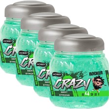 Hobby Crazy Sert Jöle 150 ml x 4'lü Paket Güçlü Tutucu Etki ile Saç Bakım Ürünü