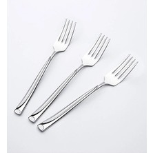 Steriball 3 Adet Nehir Fiesta Tatlı Çatalı 3'lü 2,5 mm