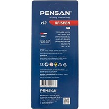 River PE01010TKKRMT10 1010 Tükenmez Kalem, 10 Lu Blister 1 Mm,çok_renkli