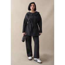 inStyle Gemici Yaka Siyah Scuba Takım