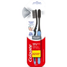 Colgate Mikro Ince Charcoal Yumuşak Diş Fırçası 1+1 5 Adet