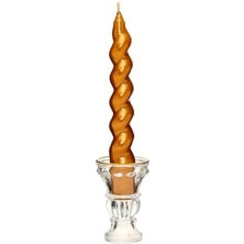 River 2'li Twirl Glow Şamdan Mum Seti (18 Cm)