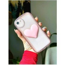 River 7 Plus - 8 Plus ile Uyumlu Oyuncaklı Kalp Model Kılıf