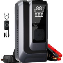 Prepare 18.000 Mah Akım Korumalı Akü Takviye Cihazı ve Lastik Hava Kompresörü Uyarı Işıklı ve Powerbanklı