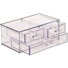 3 Adet Bee Home Organizerli 3 Çekmeceli Set