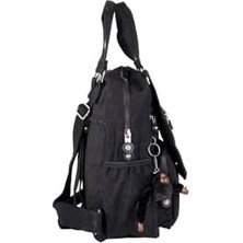 River Cox 9504 Klinkır Kumaş Hafif Sırt Çantası Siyah