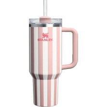 2 Adet Stanley The Quencher H2.0 Flowstate Tumbler Pipetli Termos Peach Whip Cabana Gloss 1.18 Litre
