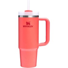 4 Adet Stanley Quencher H2.o Flowstate Tumbler Pipetli Termos Hot Coral 0.89 Litre