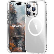 River 16 Pro Max Için Magsafe ile Uyumlu Kılıf Şeffaf Darbelere Dayanıklı Sararma Karşıtı Yüksek Lens Çevresi Güçlü Manyetik Tutuş 16 Pro Max Için Magsafe ile Uyumlu Kılıf