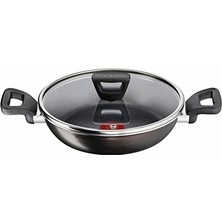 3 Adet Tefal Titanium 2x Xl Kapaklı Sahan 24 cm