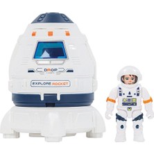 3 Adet Yuga Toys Uzay Dönüş Kapsülü Sesli ve Işıklı