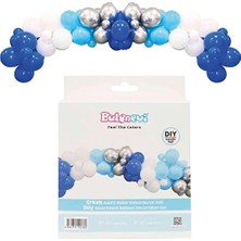 4 Adet Balonevi Erkek Balon Dekorasyon Seti 70'li