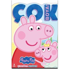 River Peppa Pig ve Evie - Çok Boya! Çıkartmalı Dev Boyama Kitabı