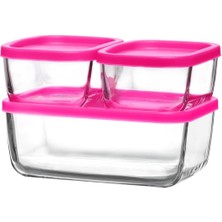 River Cube 3'lü Saklama Kabı