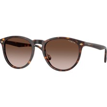 VOGUE 5599S W65613 53 Kadın Güneş Gözlüğü Kahverengi Çerçeve ve Cam ile Günlük Kullanım İçin