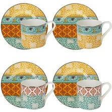 River Art Eliana Dörtlü Kahve Fincanı Seti