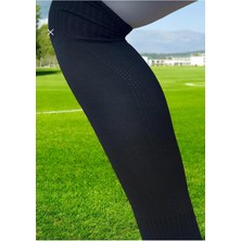 Allians Siyah Fileli Futbol Maç Çorabı Konç Tozluk 40-45 Numara