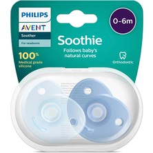 Philips Avent Soothie Emzik 0-6AY Mavi Ikili (3 Adet)