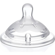 Chicco Natural Feeling Silikon Biberon Emziği Tekli 0 Ay+ Normal Akış (3 Adet)