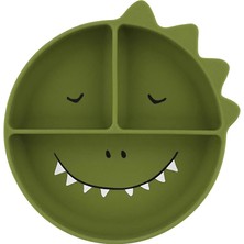 Trixie Mr. Dino - Silikon Vakumlu Bölmeli Tabak (4 Adet)