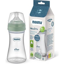 Mooma Neutra Tritan Biberon 250 ml 18+ Ay Hızlı Akış Çağla Yeşili (2 Adet)
